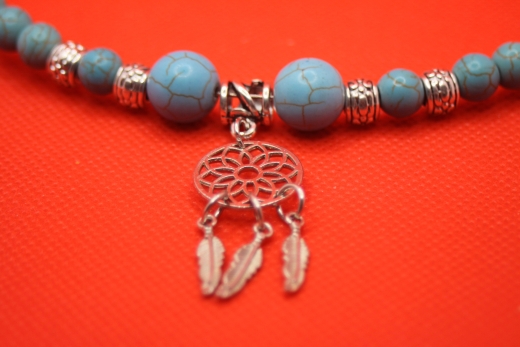 Halsreif mit Türkis in Countrystyl