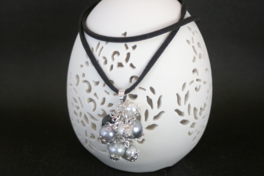 Tropfanhänger mit Baumwollband