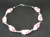 Glasperlen Armband in rosa