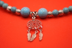 Halsreif mit Türkis in Countrystyl