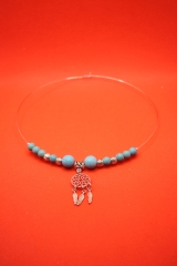 Halsreif mit Türkis in Countrystyl