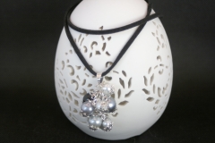 Tropfanhänger mit Baumwollband