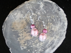 Glasperlen Armband in rosa