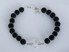 Lavaperlenarmband mit Verbinder