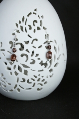 Kaffeebraune Ohrringe