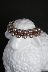 Dreireihiges Armband in Bronze